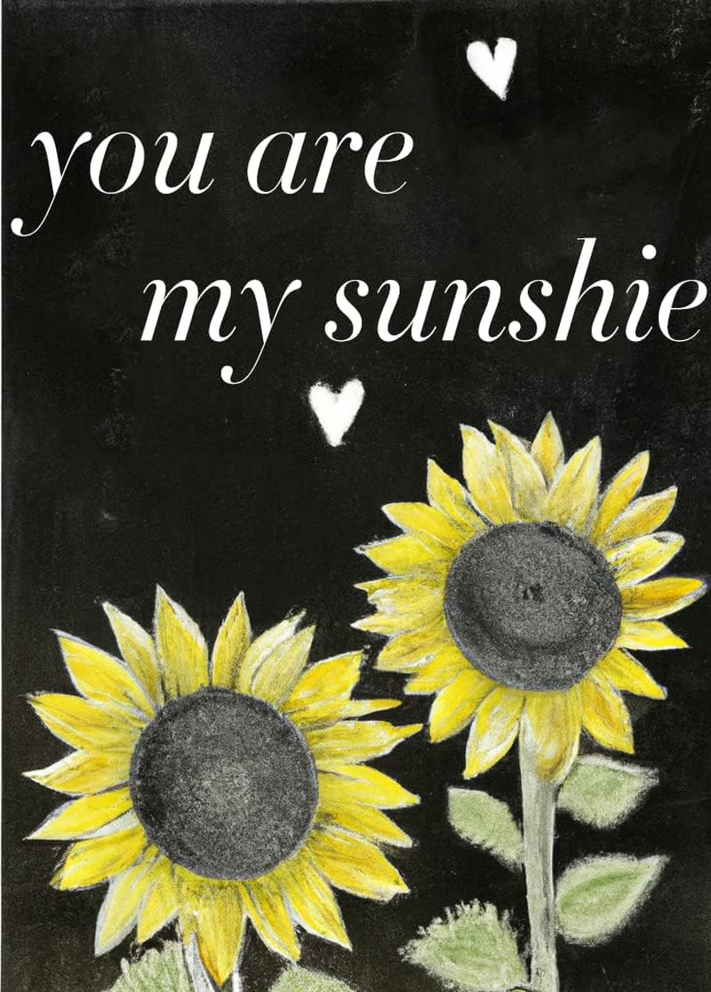5D Sunflower Diamond Painting Letter Full Drill You Are My Smile by Number Kits, Paint with Diamonds Set DIY Craft Arts Home Decorations 30X40Cm (12"X16")