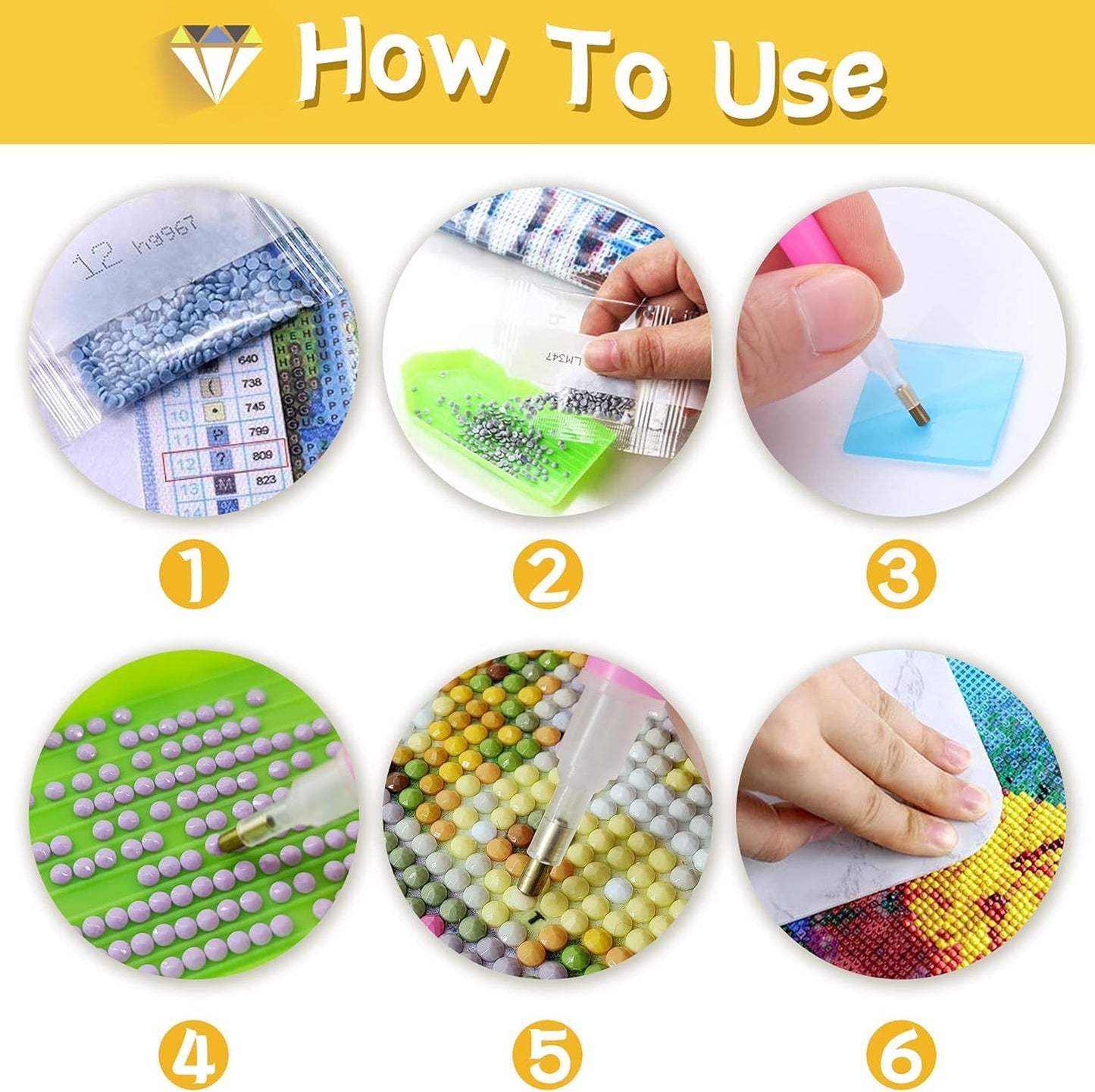 5D Sunflower Diamond Painting Letter Full Drill You Are My Smile by Number Kits, Paint with Diamonds Set DIY Craft Arts Home Decorations 30X40Cm (12"X16")
