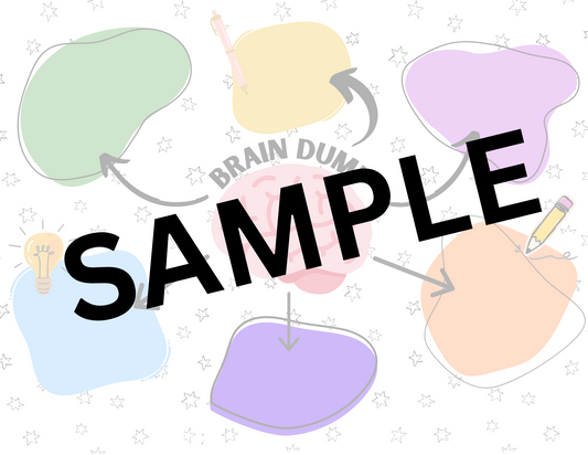 Digital Download - Brain Dump Worksheet