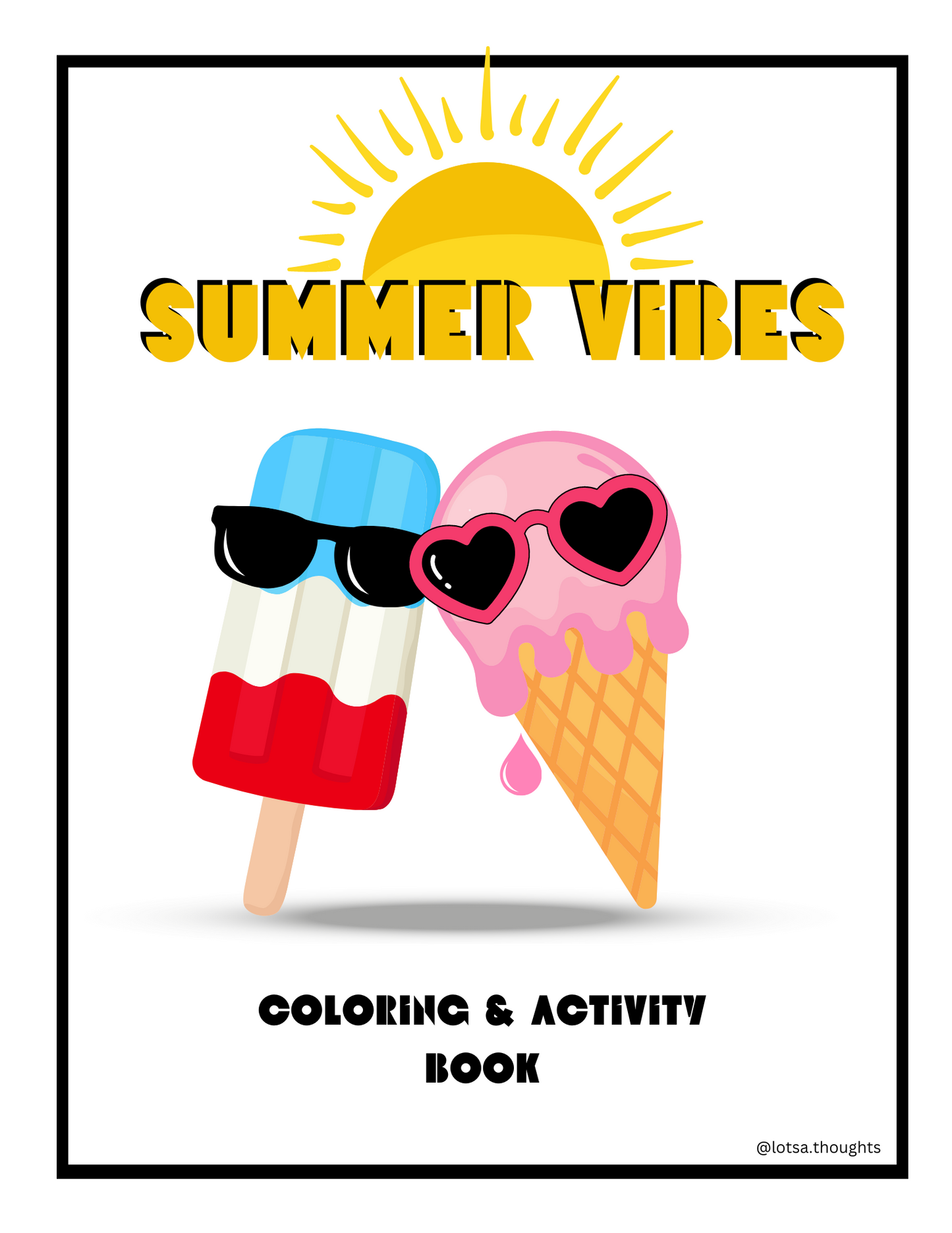 Digital Download - Coloring Book: Summer Vibes