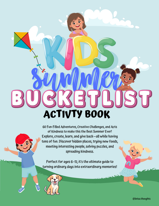 Digital Download - Kids Summer Bucketlist